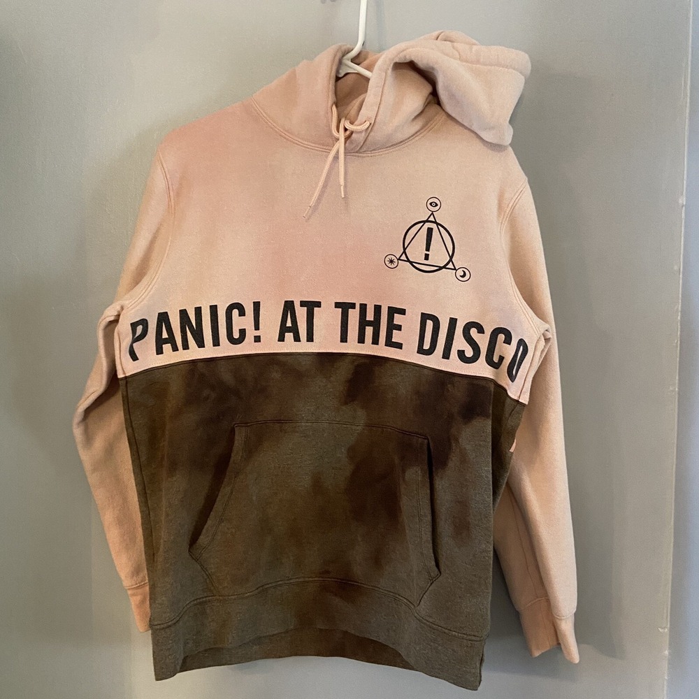 PANIC! AT THE DISCO Pray for the Wicked Hoodie Size Medium Pink Black Band Merch
